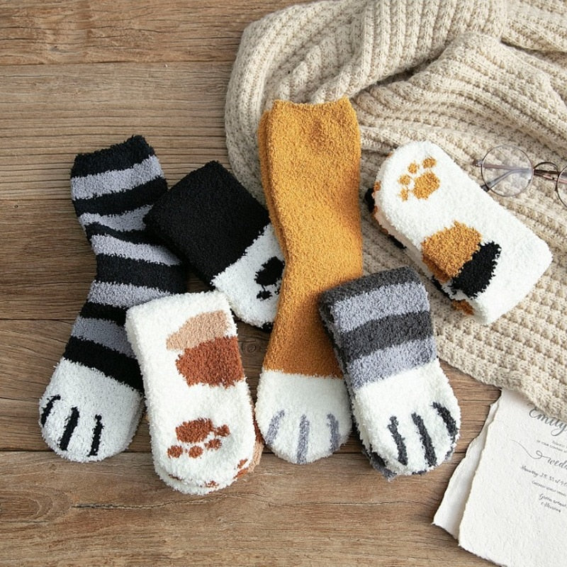 CozySocks™ - Flauschige Katzenkrallen Socken