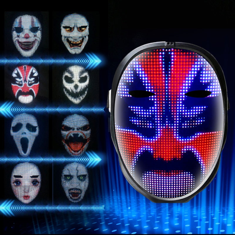 Hallomysta™ - LED Maske mit bluetooth App