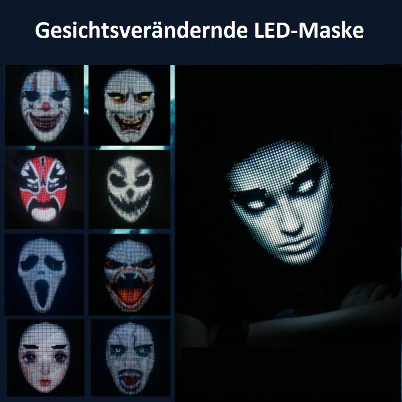 Hallomysta™ - LED Maske mit bluetooth App