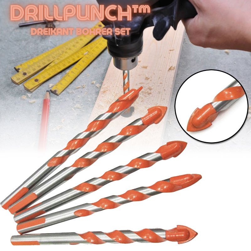 DrillPunch™ - Dreikant Bohrer Set (1+1 GRATIS)