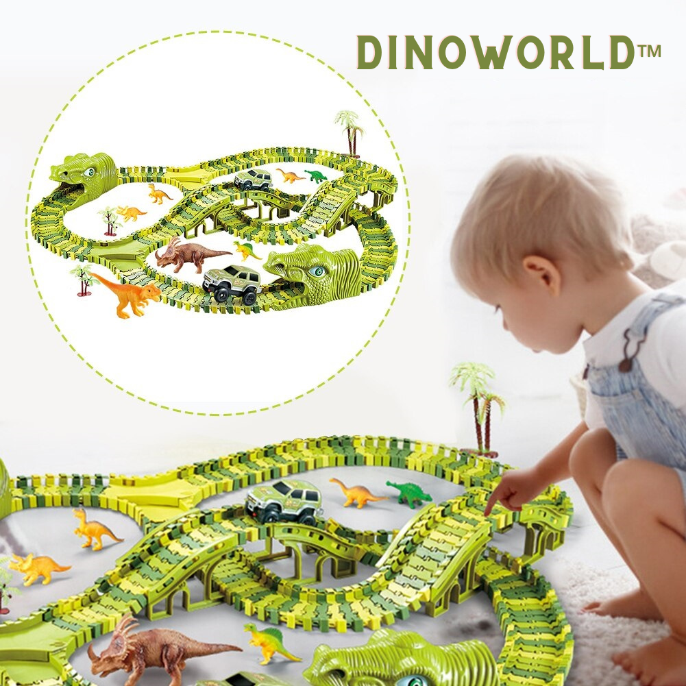 DinoWorld™ - Dinosaurier-Welt Schienen-Set