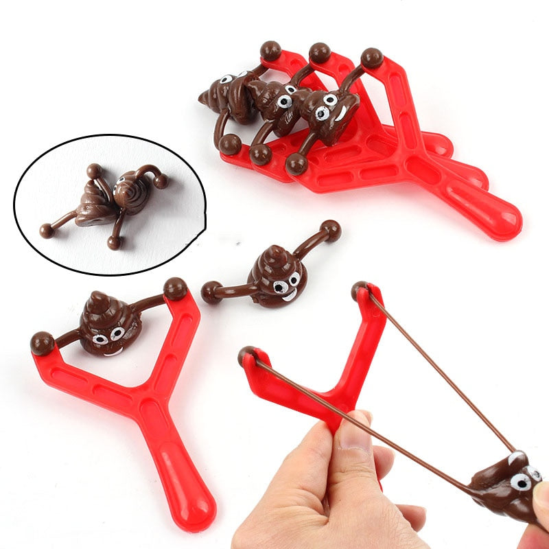 SlingyShots™ - Smiley Pupse Schleuder Spielzeug