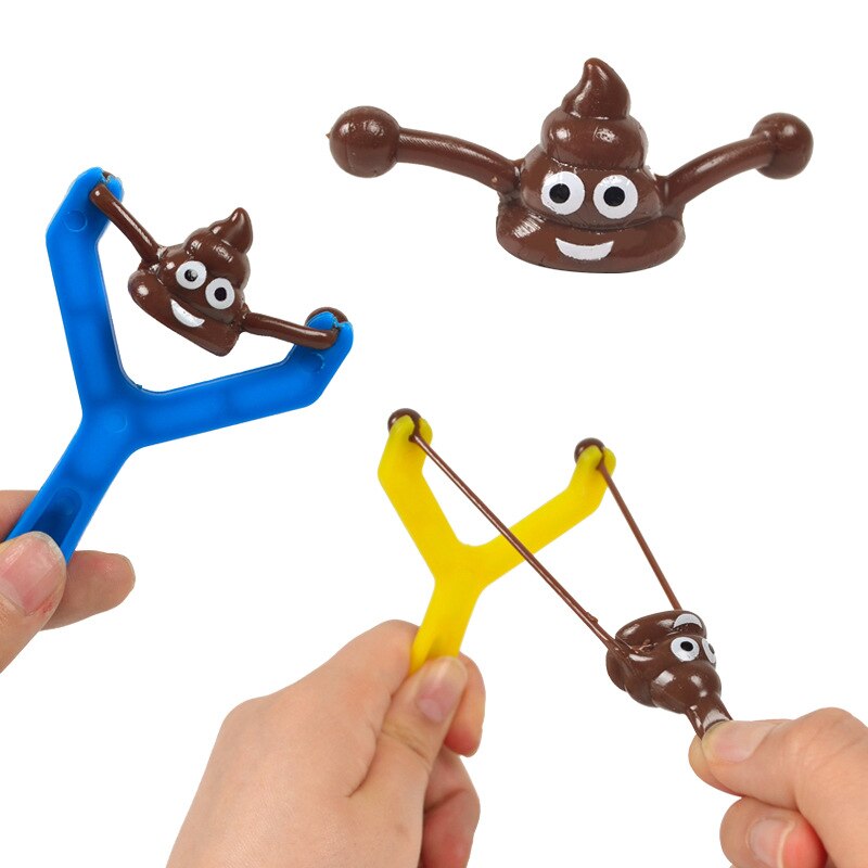 SlingyShots™ - Smiley Pupse Schleuder Spielzeug
