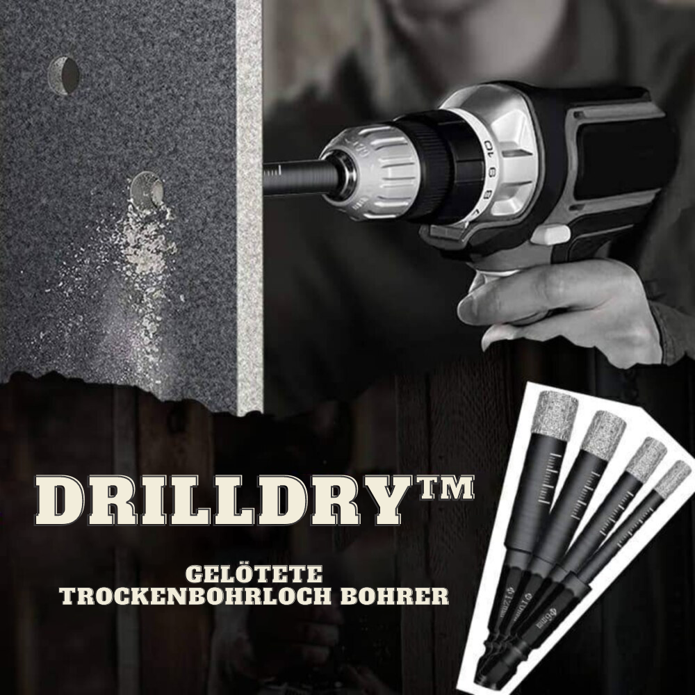 DrillDry™ - Gelötete Trockenbohrloch Bohrer (1+1 GRATIS)