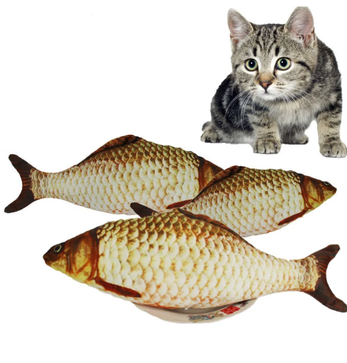 Fishy™ Katzenminze Katzenspielzeug Fischform
