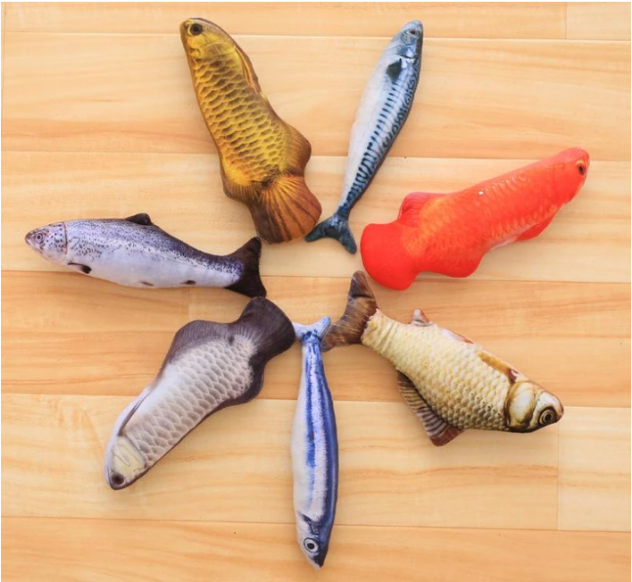 Fishy™ Katzenminze Katzenspielzeug Fischform