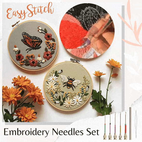 EasyStitch™ - Stickerei-Stanznadelset (11 teiliges Satz)