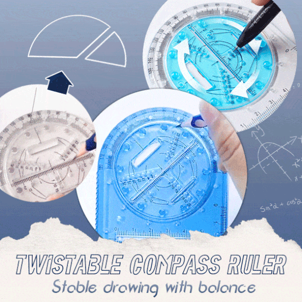 GeoRule™ Geometrisches Universallineal (1+1 GRATIS!)