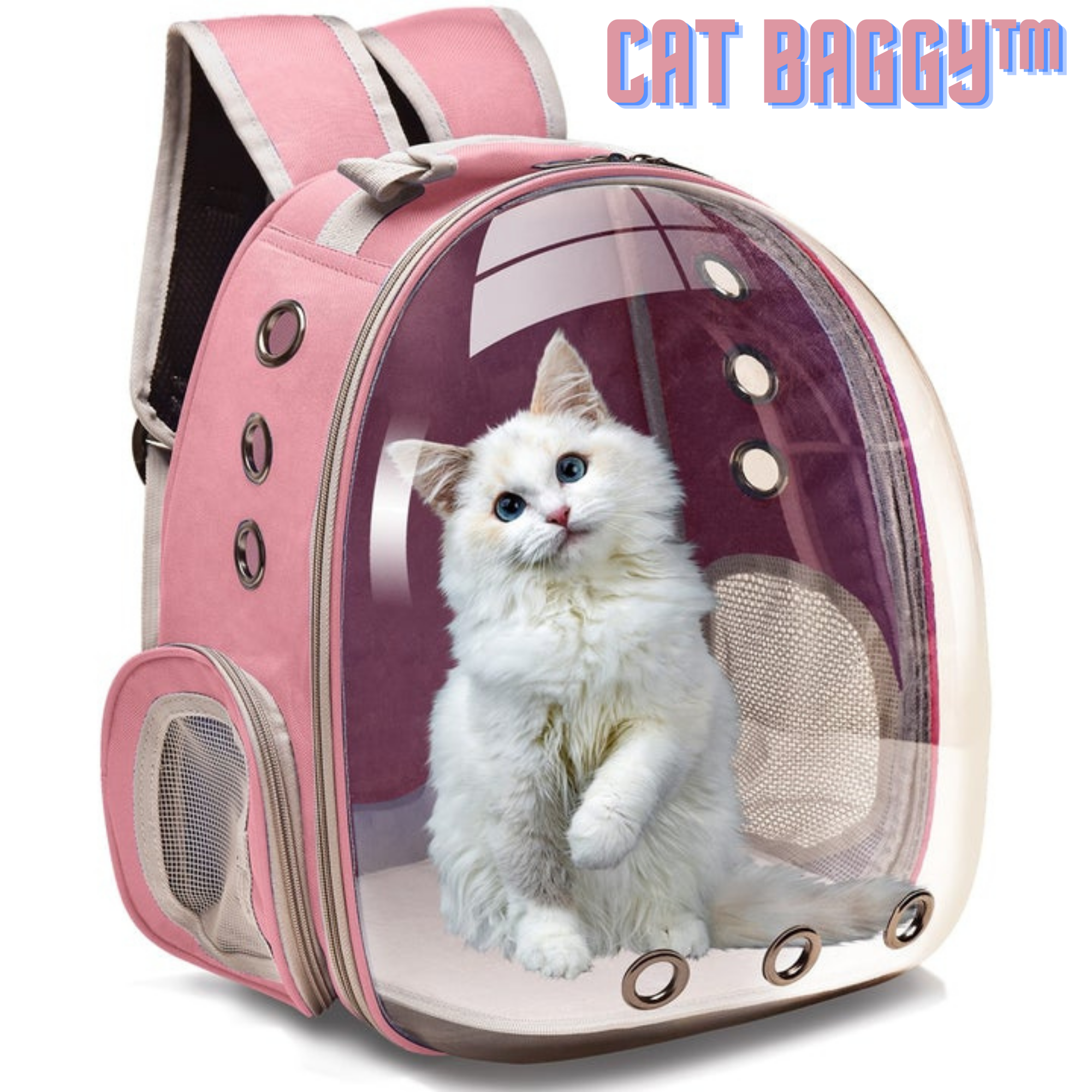 Cat baggy™️ I Atmungsaktive Katzentragetasche