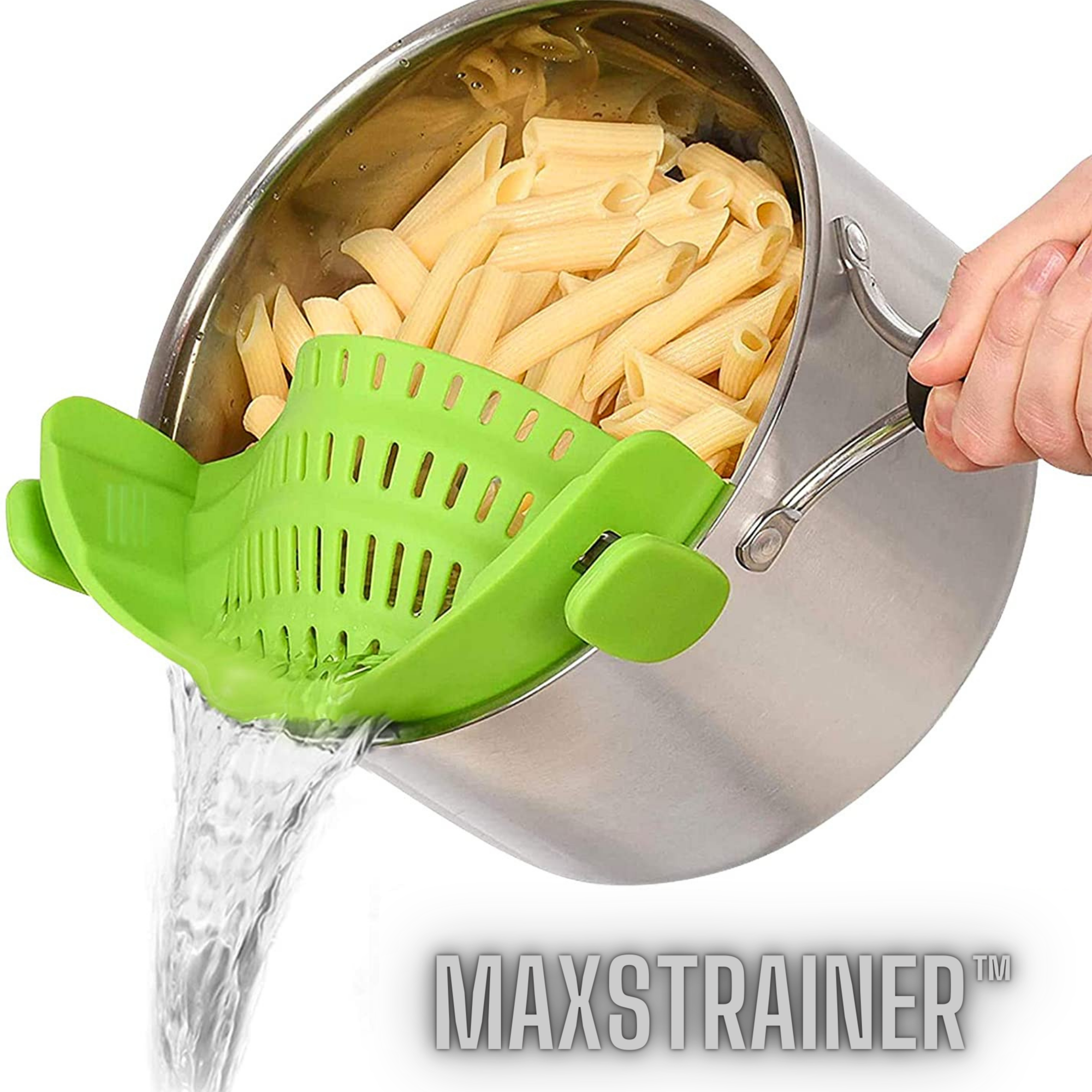 MaxStrainer™️ I Topfsieb aus Silikon (1+1 GRATIS)