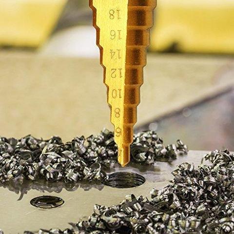 DrillMax™ - Titan Stufenbohrer Set (3 Stück)