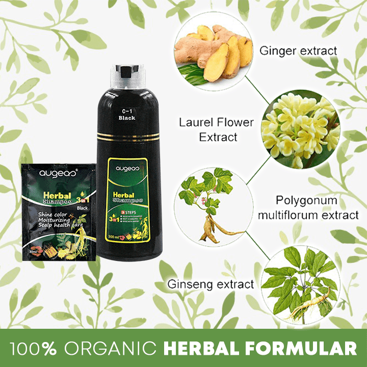 Herbal Heal™ Pflanzliches Shampoo zur Haarverdunkelung
