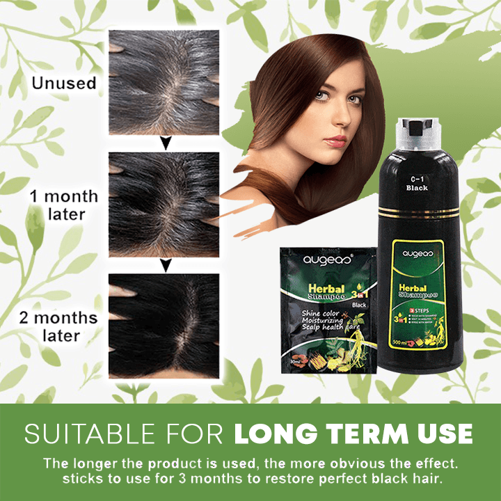 Herbal Heal™ Pflanzliches Shampoo zur Haarverdunkelung