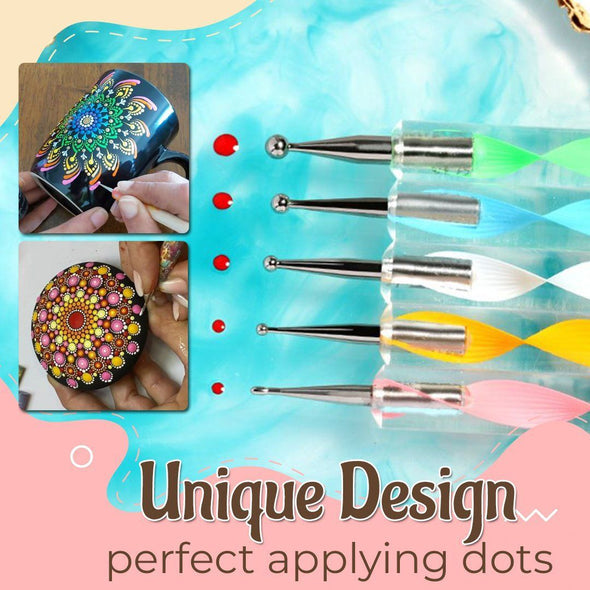 Doto™ - Werkzeugsatz für Punktmalerei (Satz von 13)