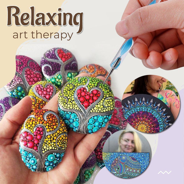 Doto™ - Werkzeugsatz für Punktmalerei (Satz von 13)