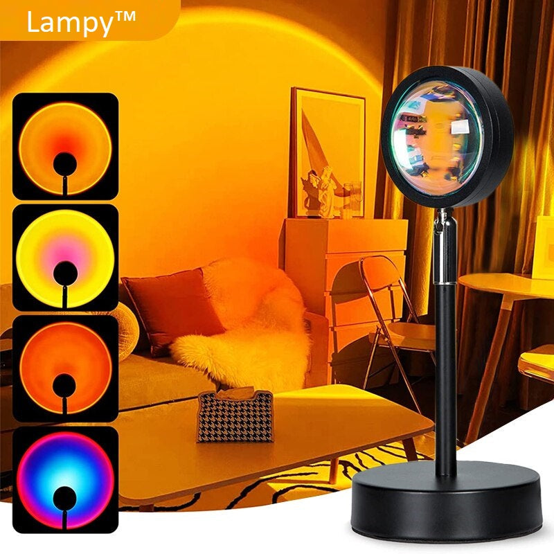 Lampy™ - Regenbogen Sonnenuntergang Licht (4 in 1)