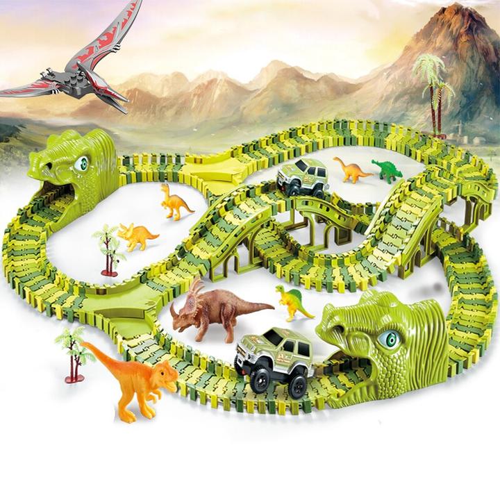 DinoWorld™ - Dinosaurier-Welt Schienen-Set