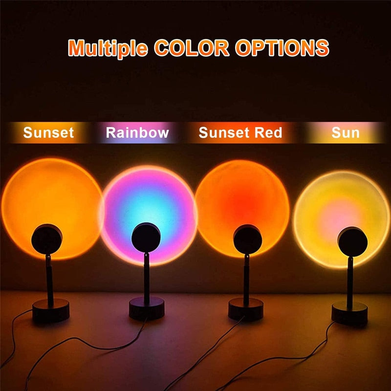 Lampy™ - Regenbogen Sonnenuntergang Licht (4 in 1)