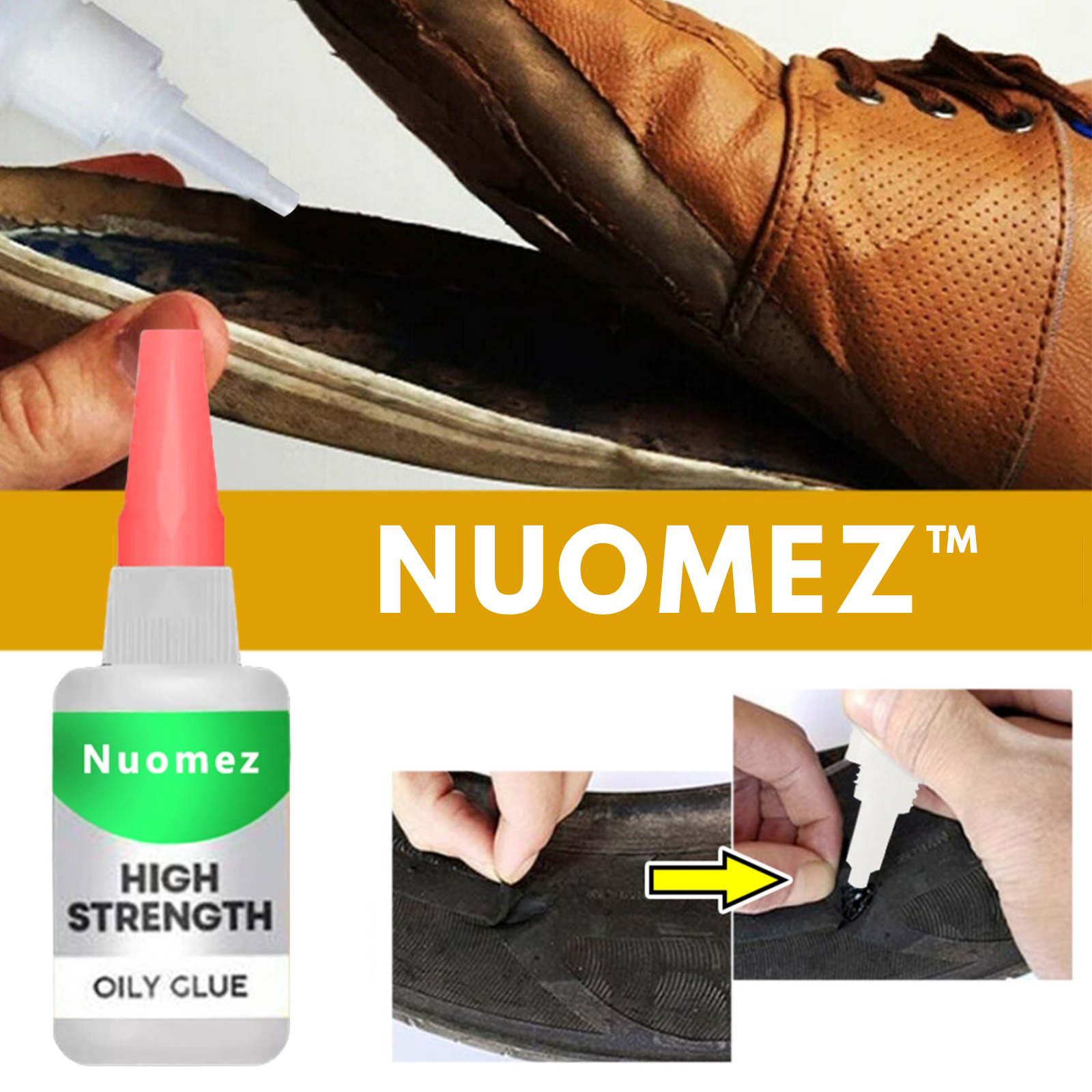Nuomez™ – Hochfester Klebstoff (1+1 GRATIS)
