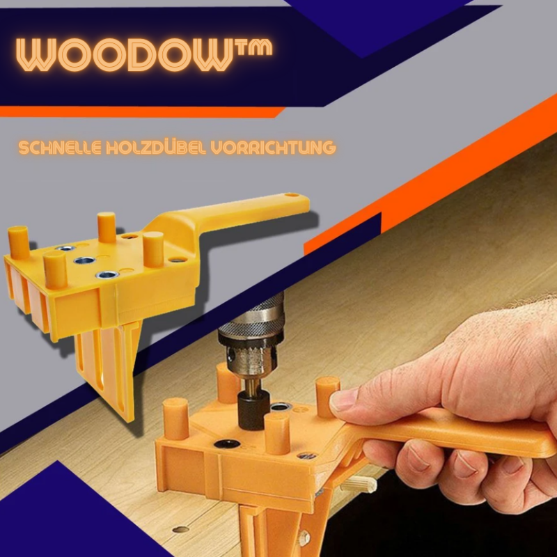 Woodow™ - Schnelle Holzdübel Vorrichtung (1+1 GRATIS)
