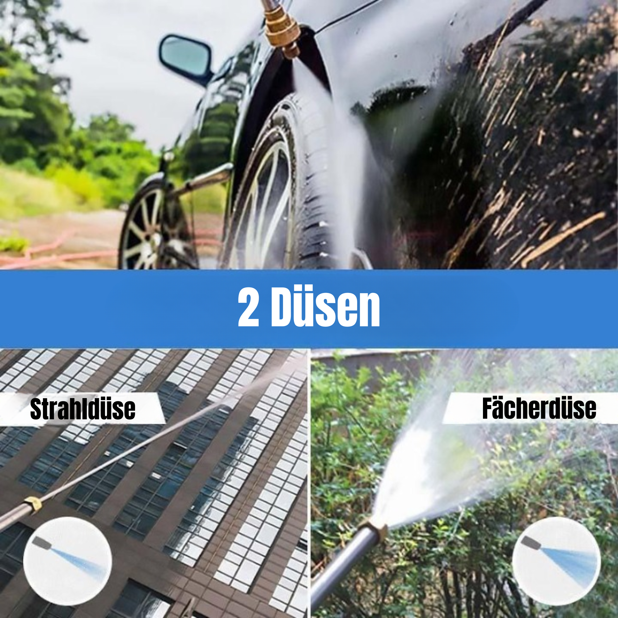 HydroGun™️ I 2 in 1 Hochdruck-Wasserpistole