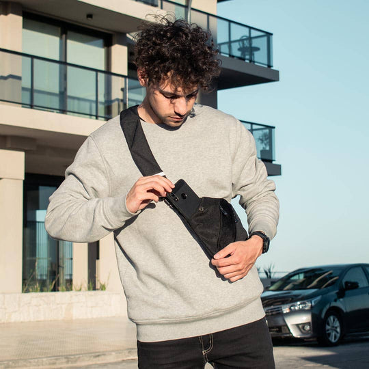 Lidxfeo Wasserdichte Crossbody Bag - Diebstahlsichere Brusttasche Für Outdoor & Reisen