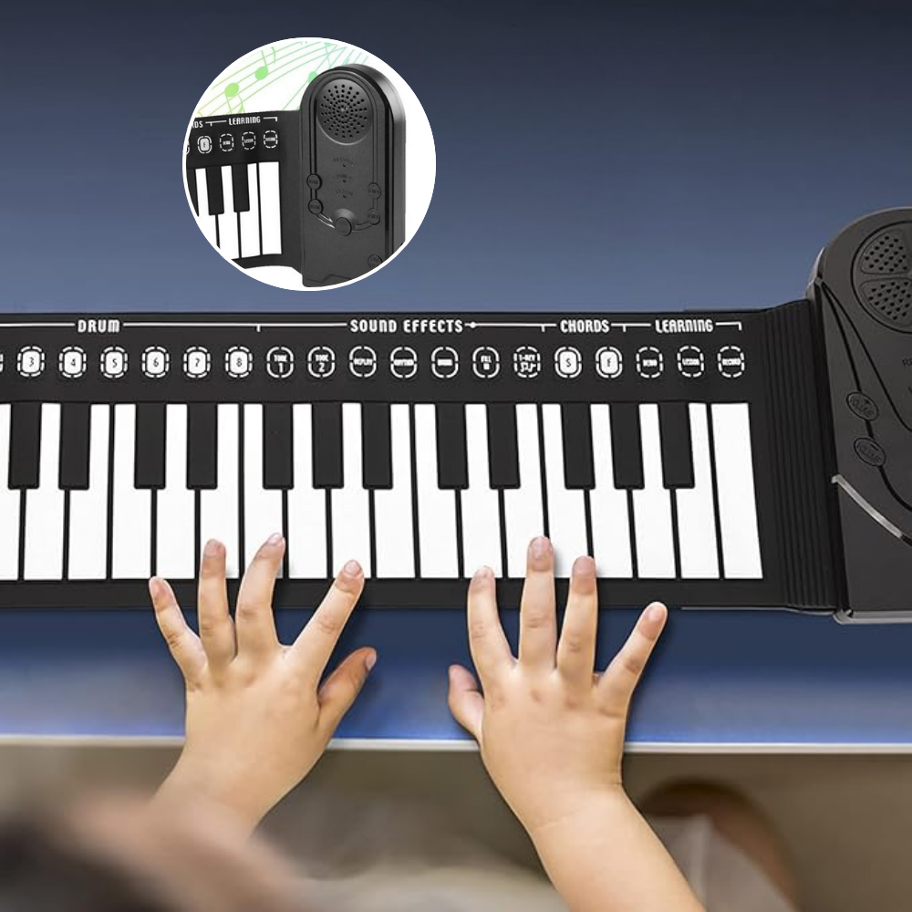 Roll-A-Piano™ - Zusammenklappbares elektronisches Klavier