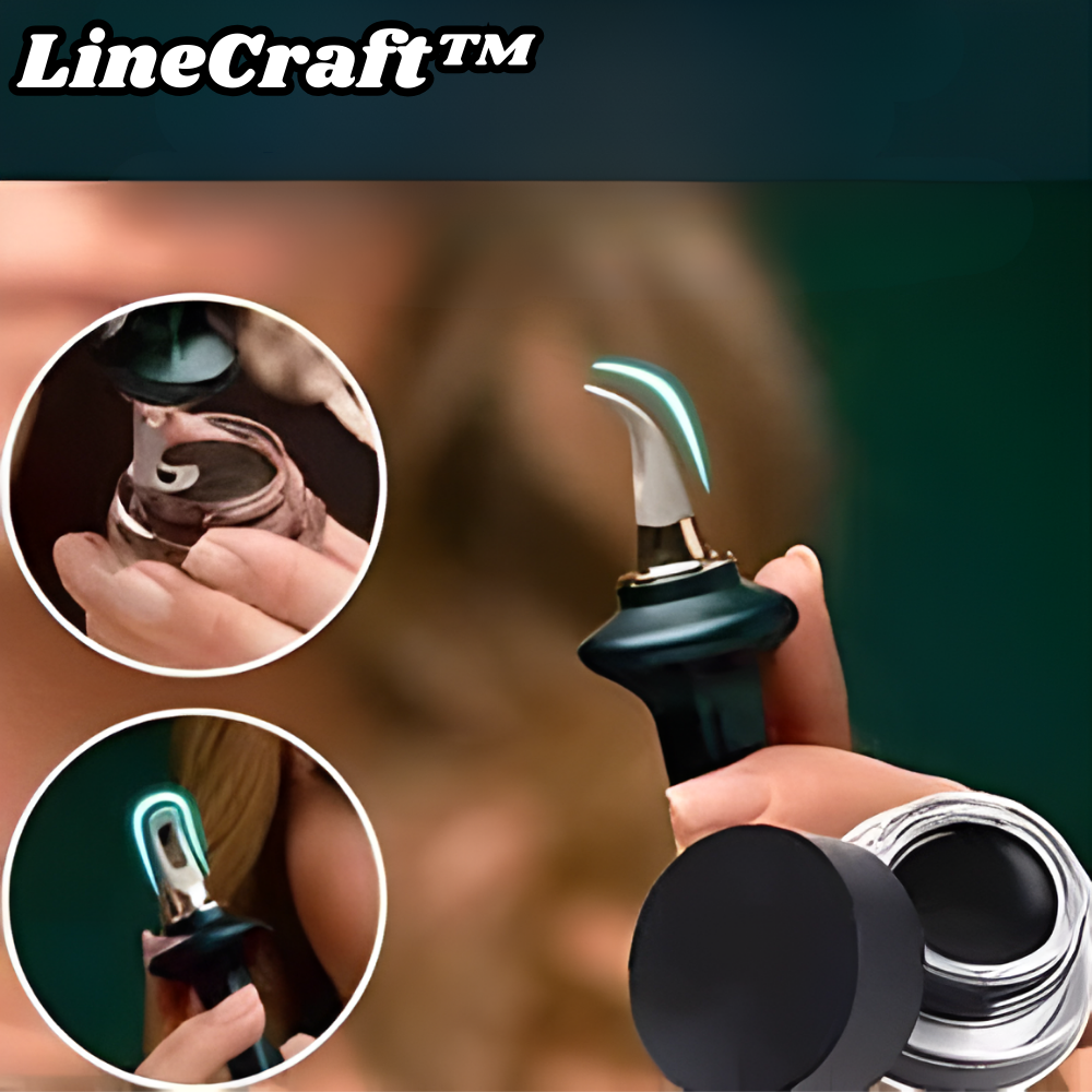 LineCraft™ - Eyeliner Werkzeug und Creme Satz