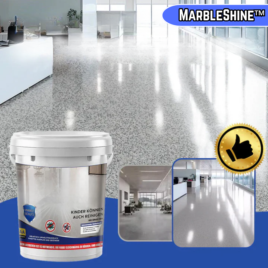 MarbleShine™ - Hochglänzende Epoxidharz-Bodenbeschichtung in Marmoroptik