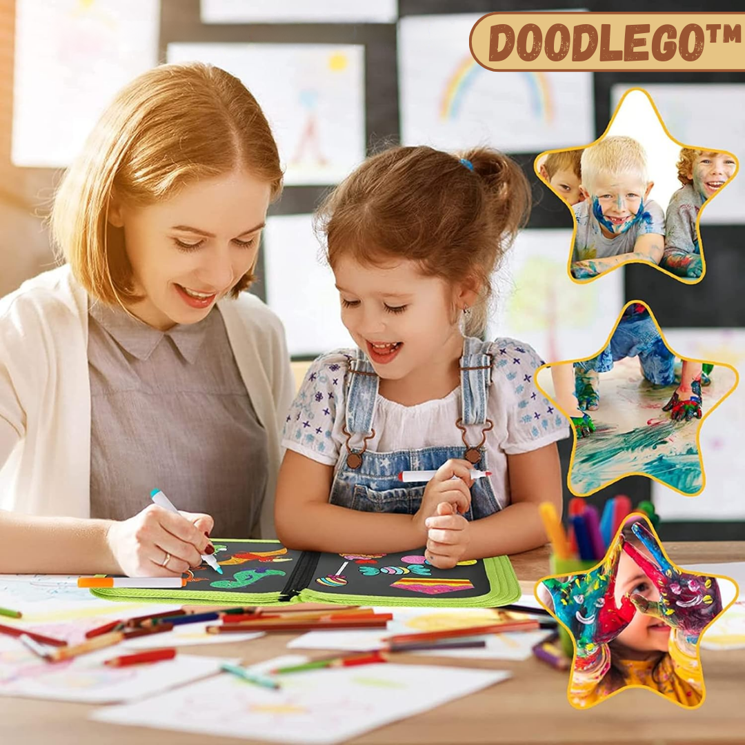 DoodleGo™ - Wiederverwendbares Kinder-Zeichenbuch