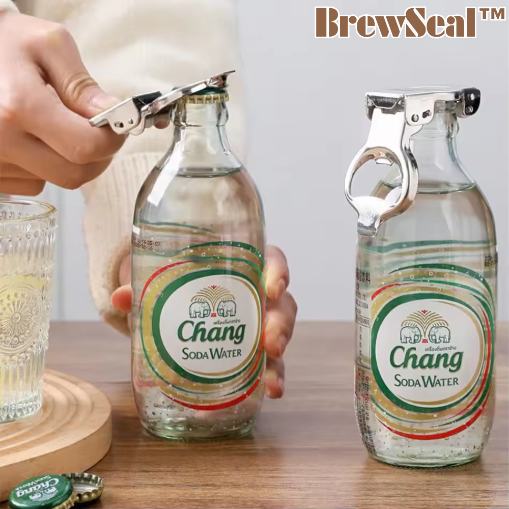 BrewSeal™ - Flaschenöffner mit verschließbarem Deckel (1+1 GRATIS)