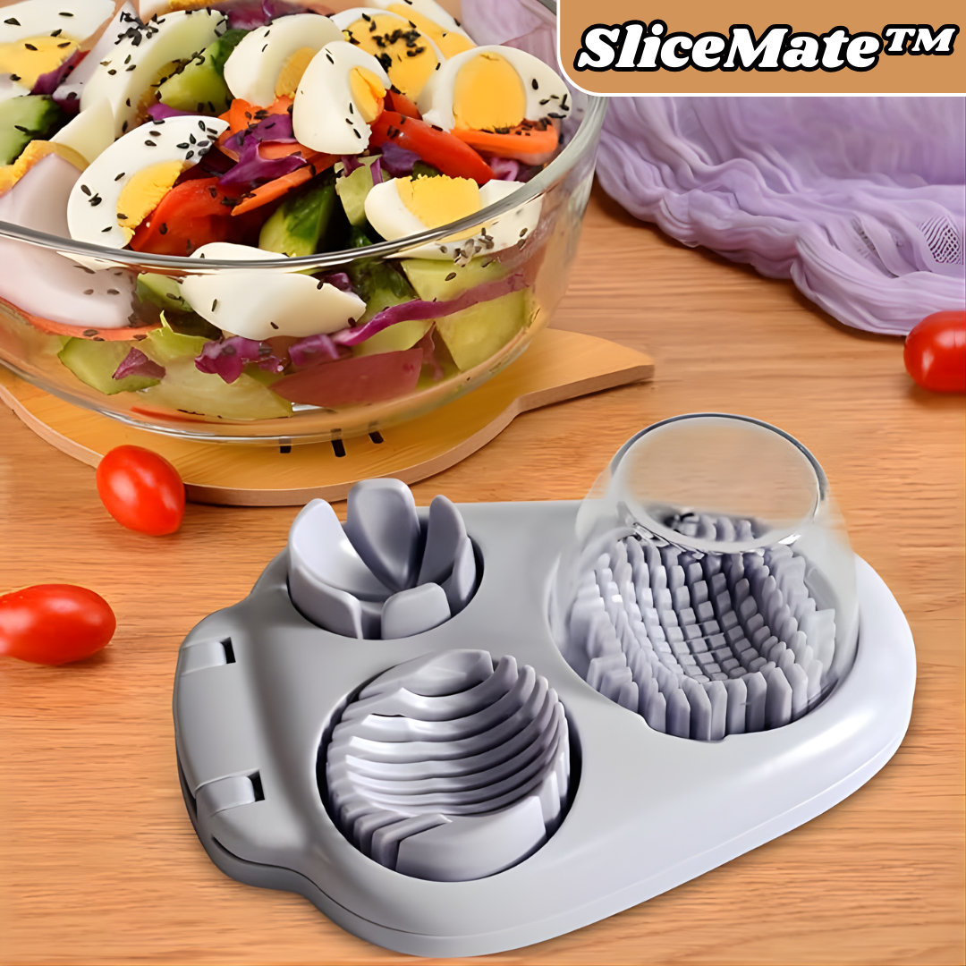 SliceMate™ - Multifunktionaler Eier-Schneider