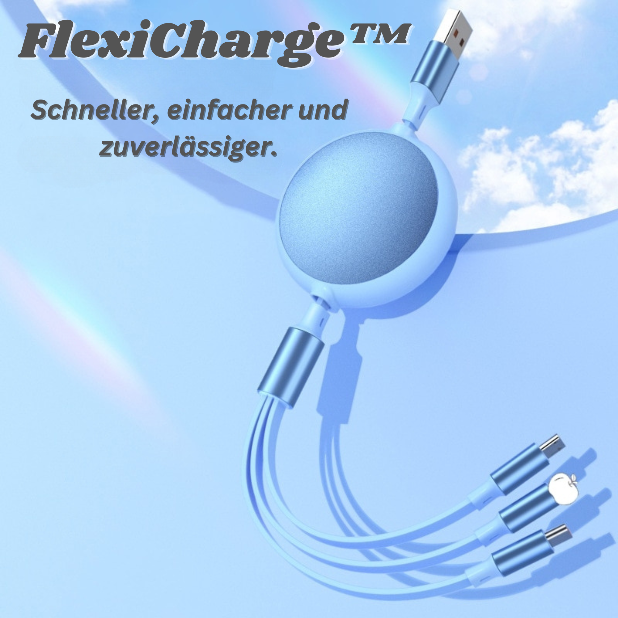 FlexiCharge™️ I 3 in 1 Ladekabel