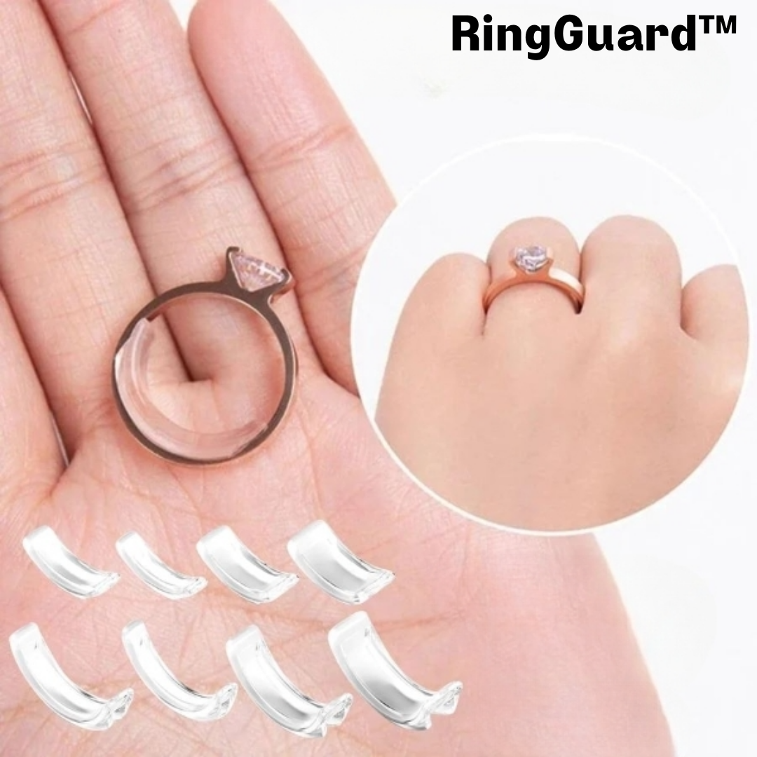 RingGuard™ Ringgrößeneinsteller (8-Teiliger Satz)