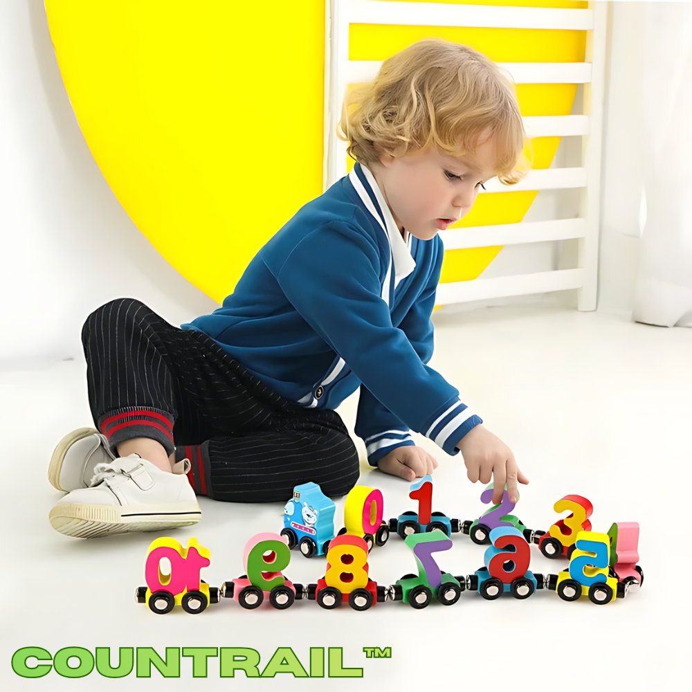 CountRail™ - Magnetisches Zahlenzug-Satz