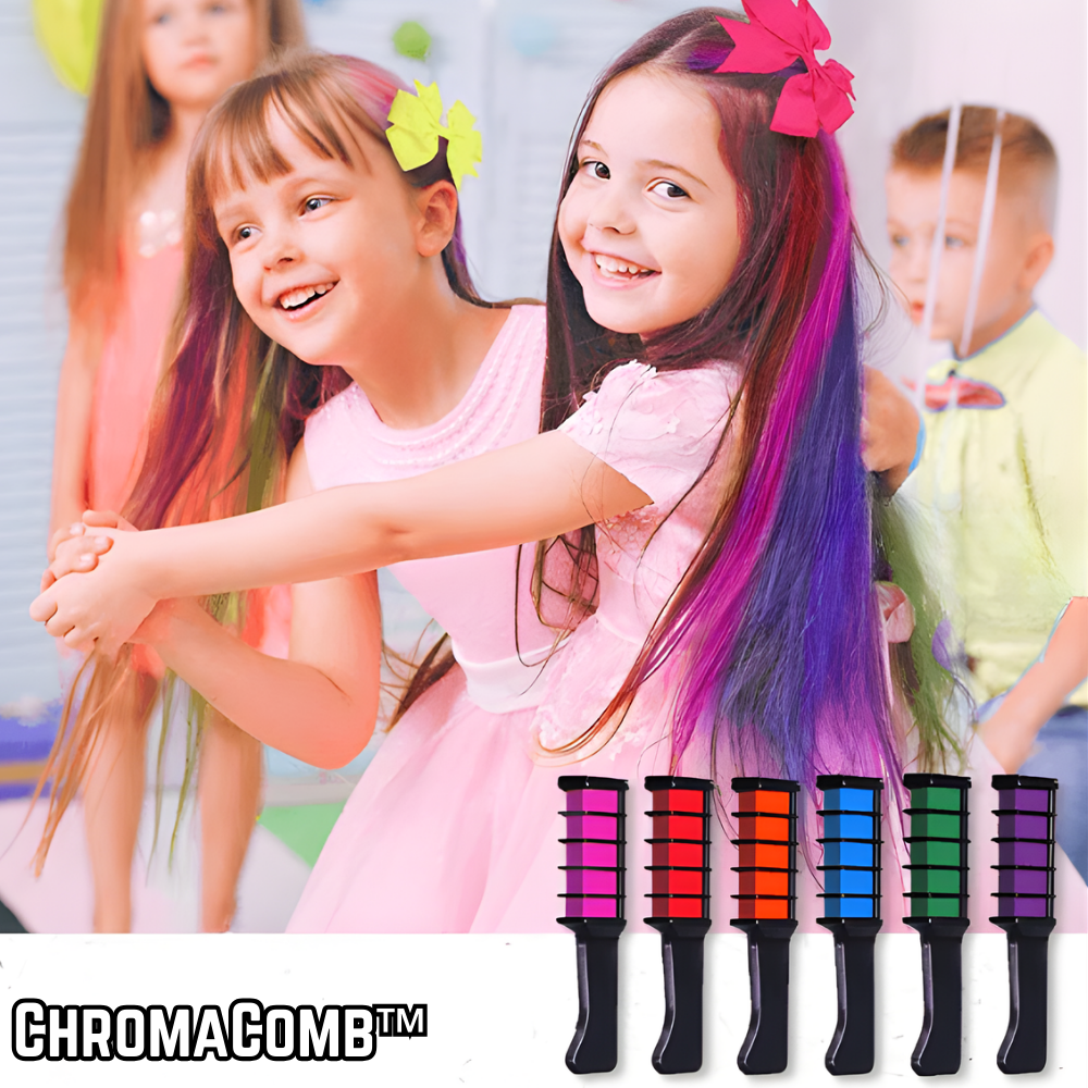 ChromaComb™ - Haarfarben Kreidekamm (6 Stücke)