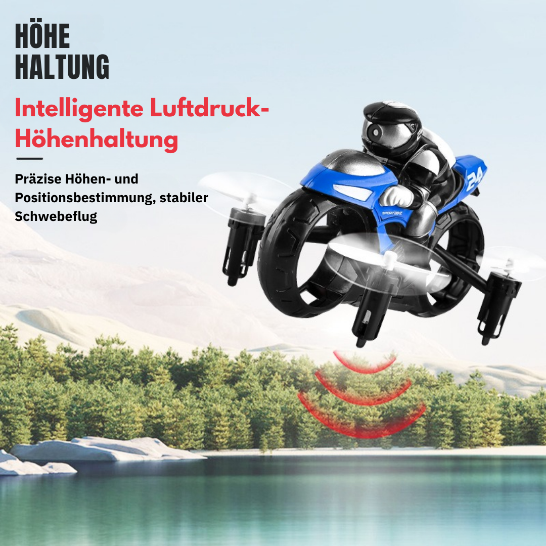 FlyCruise™ Fliegende Motorrad-Drohne