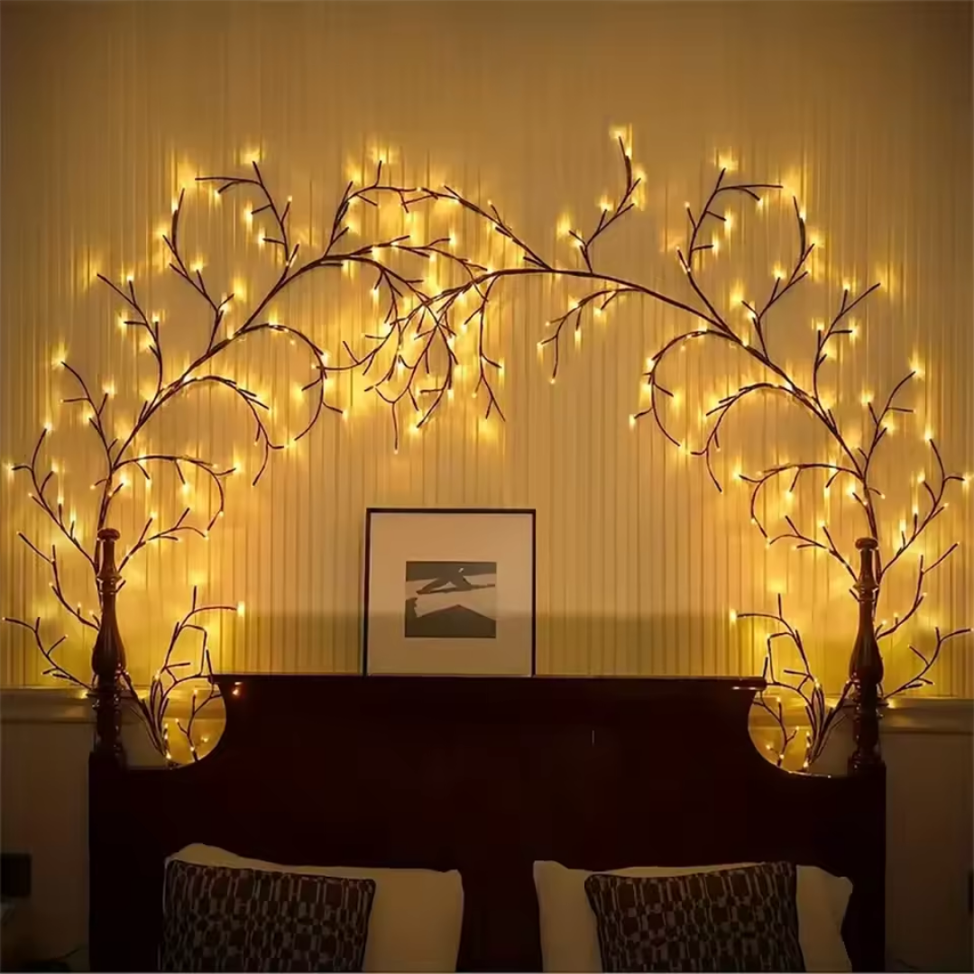 GlowLeaf™ - Verzauberte Weidenreben-Lichter
