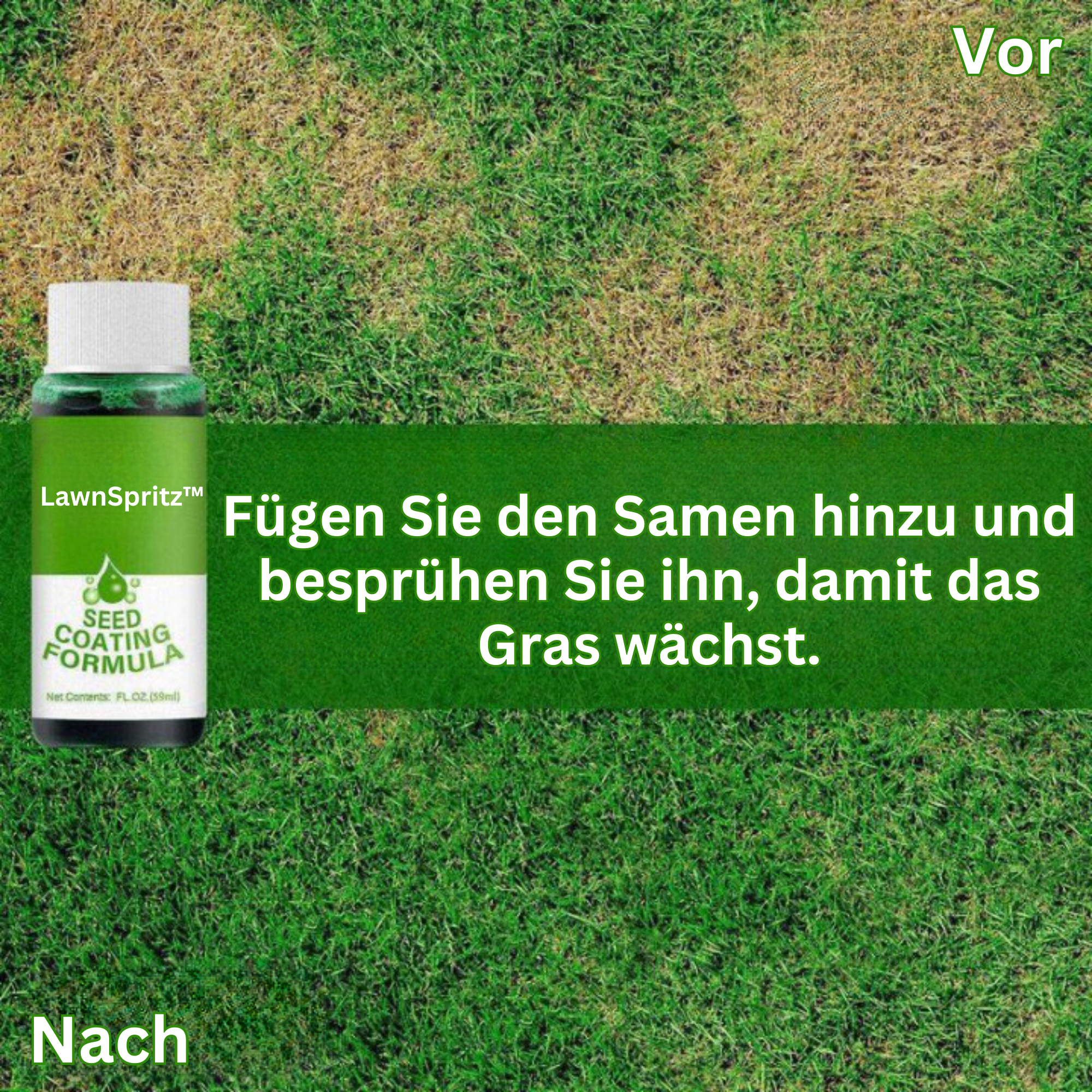 LawnSpritz™️ I Flüssiger Rasenzüchter (1+1 GRATIS)