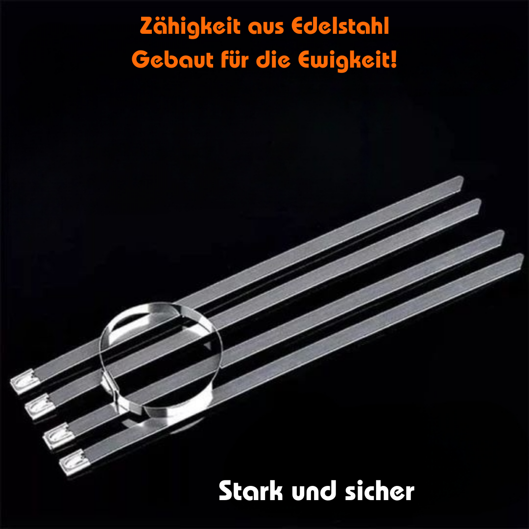 MetalBind™ Kabelbinder aus Edelstahl (50 Stück)