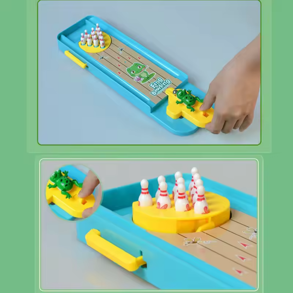 Rollibbit™ - Mini Tisch Bowling Spiel