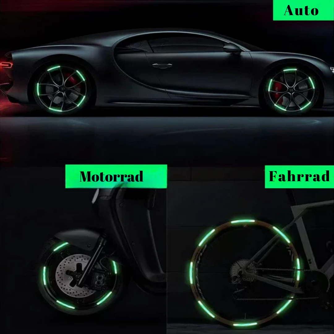 RimGlow™ - Reflektierender Felgenaufkleber (10+10 GRATIS)