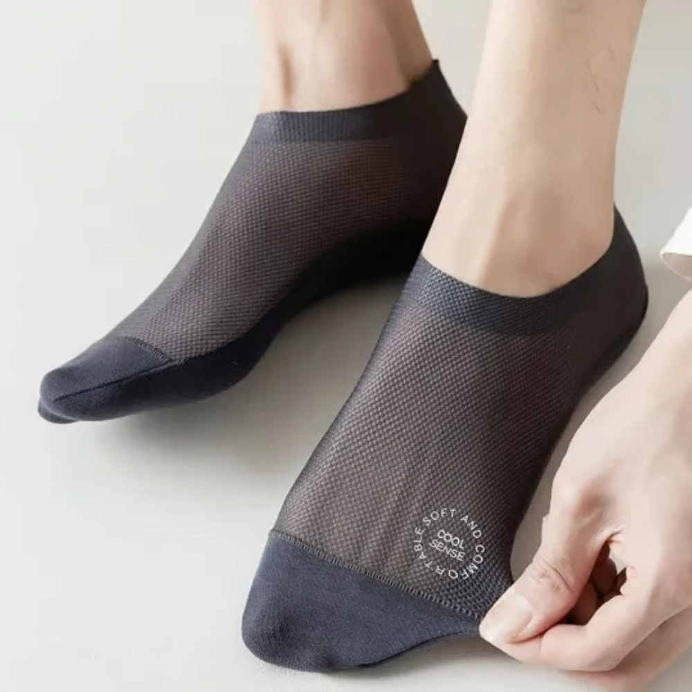 CottonGrip™ - Mesh unsichtbar Socken (3er-Pack)