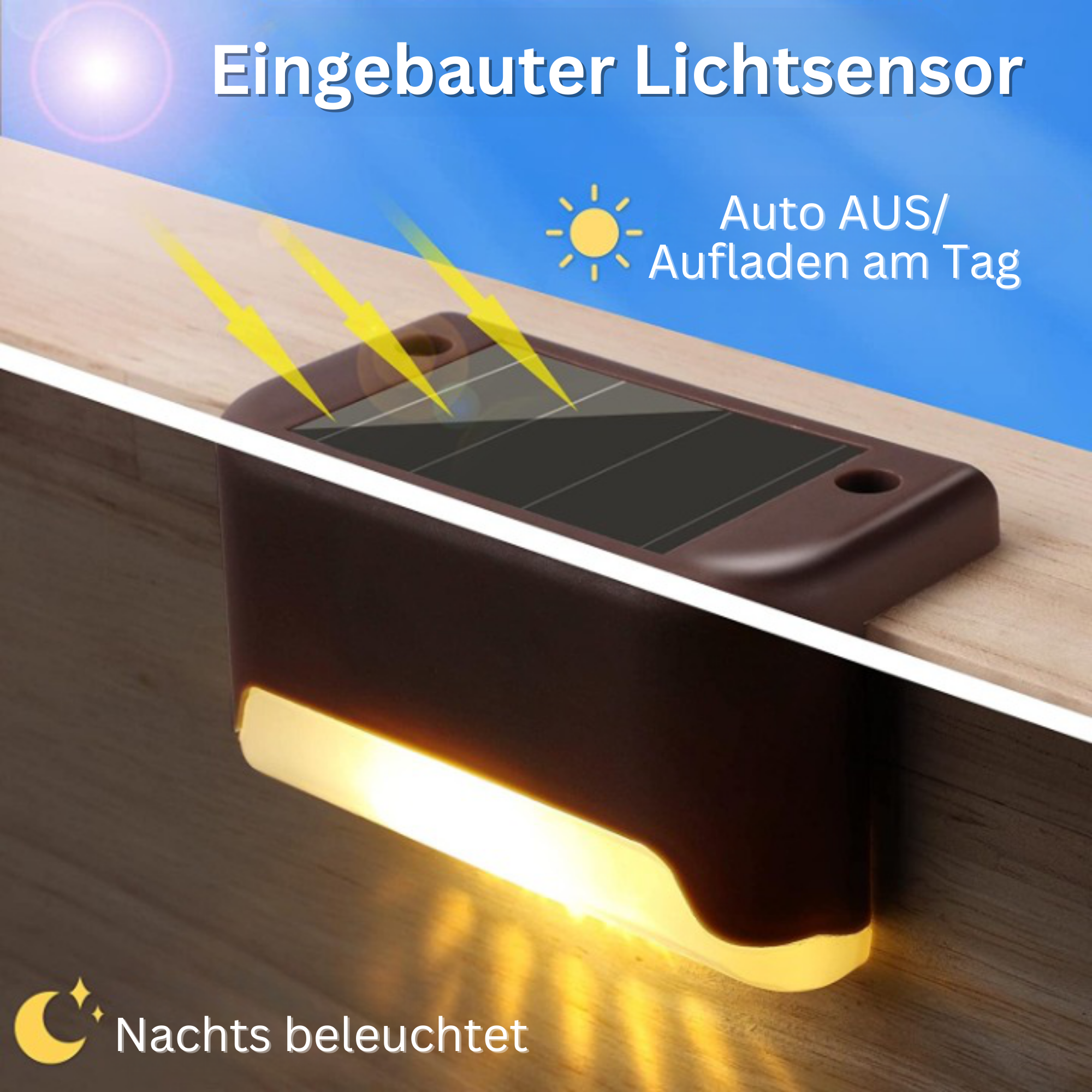 SolarStep™️ I LED-Solar-Außenleuchte (2+2 GRATIS)