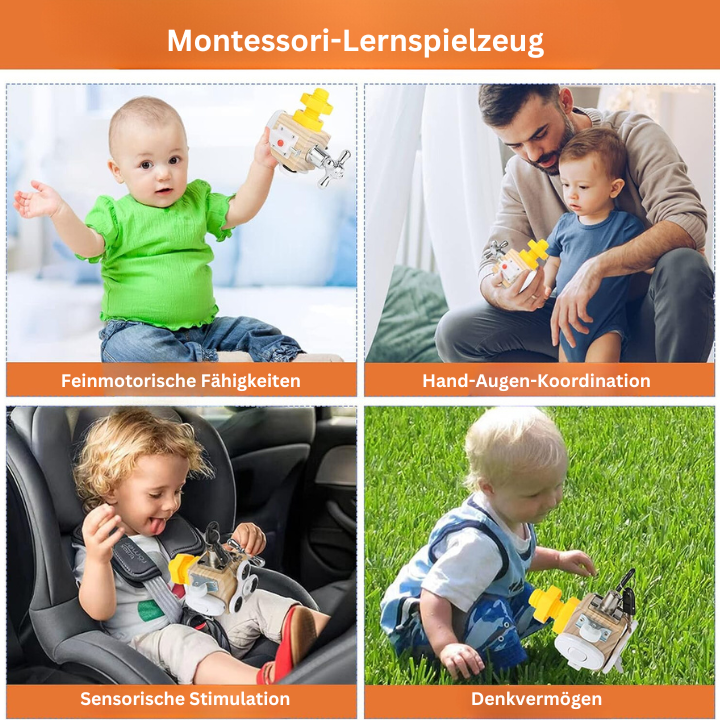 ActiveMind™ | Montessori Beschäftigungswürfel (1+1 GRATIS)