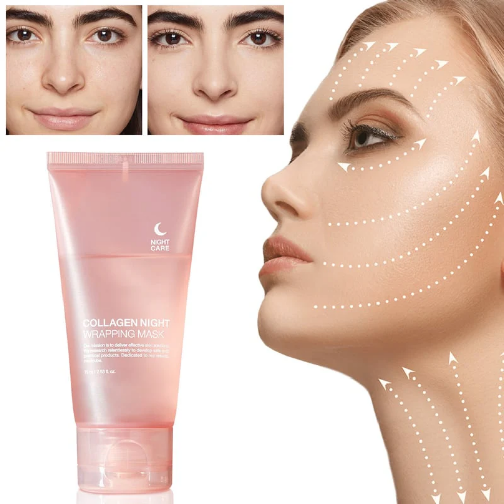 CalmGlow™ - Collagen Nacht-Wrap-Maske