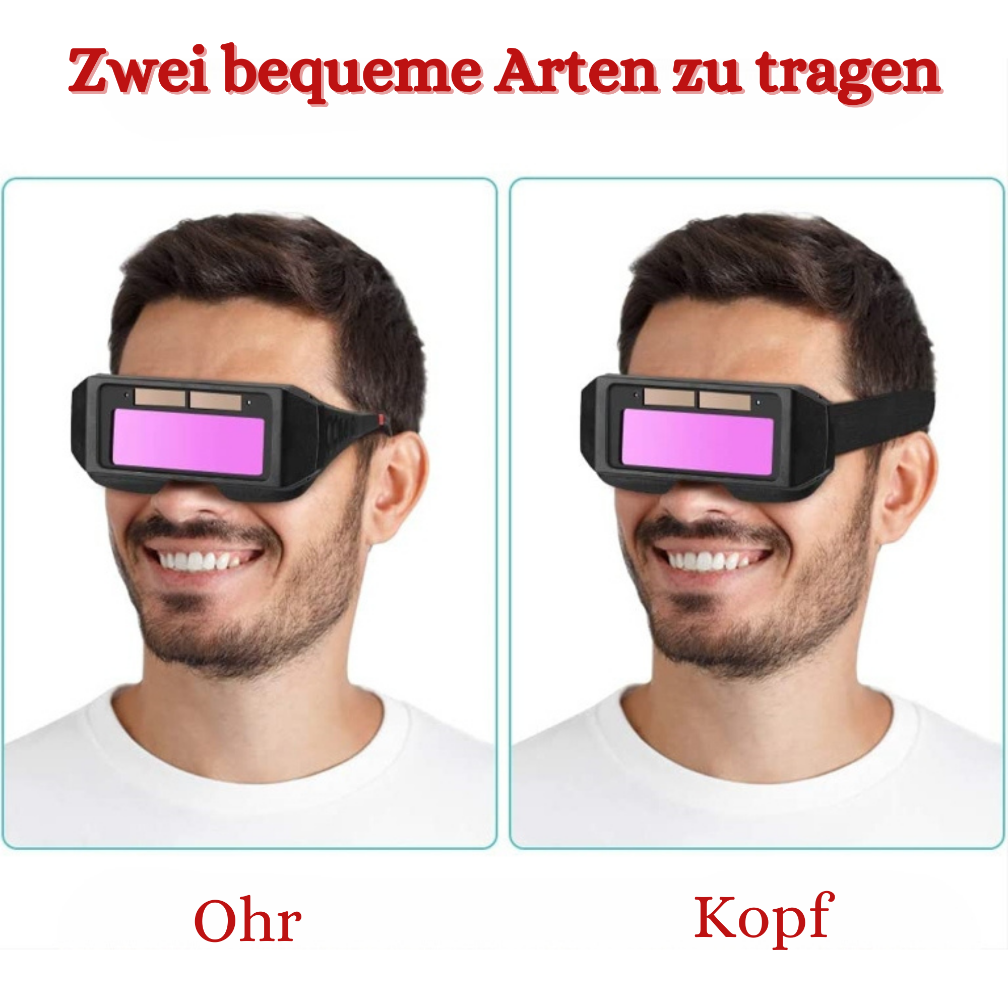 WeldVision™️ I Schweißerschutzbrille (1+1 GRATIS)