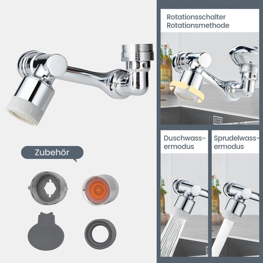 TwistTap™ - 1080 Grad drehbarer Verlängerungshahn