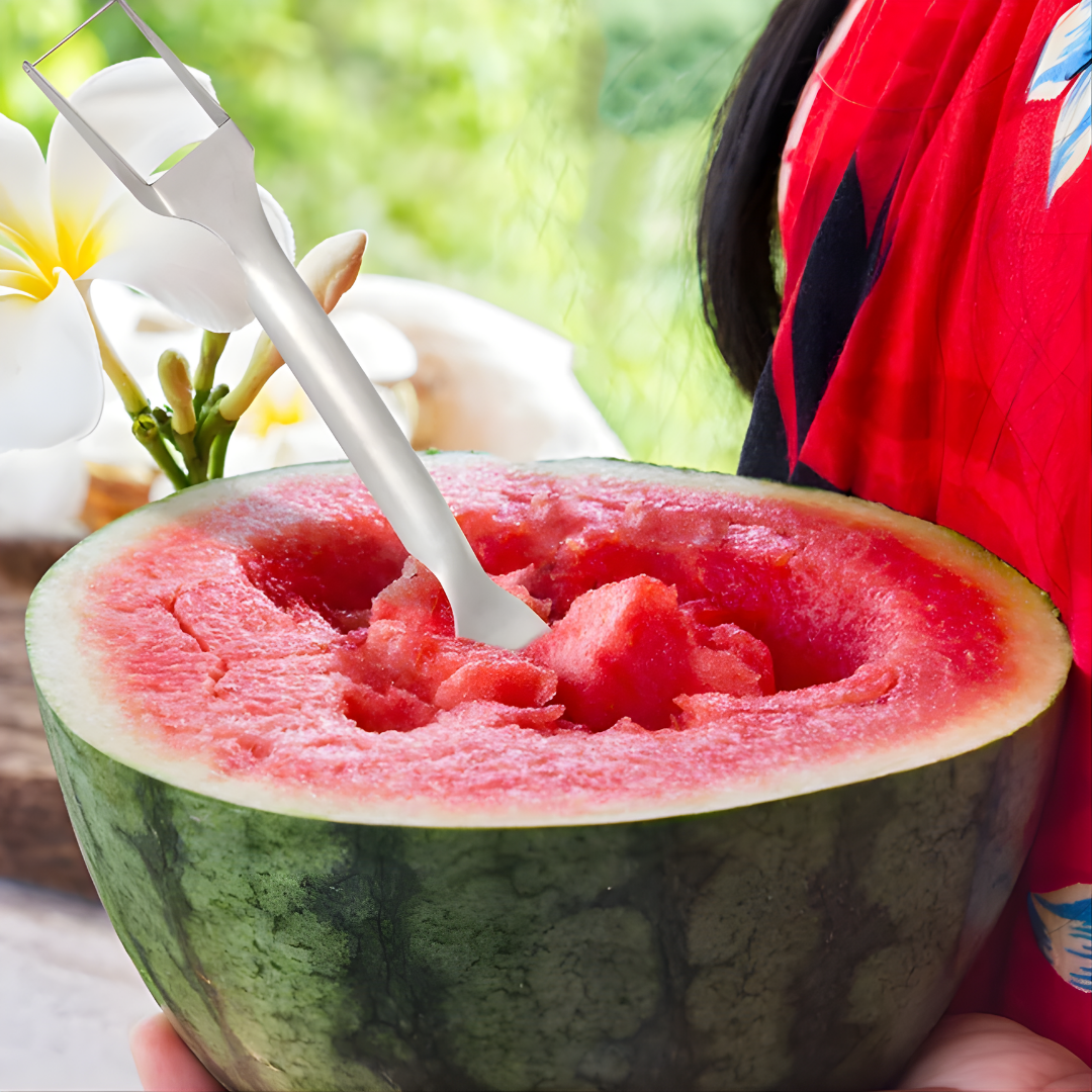 SliceFork™ - 2 in 1 Obstschneider  (1+1 GRATIS)