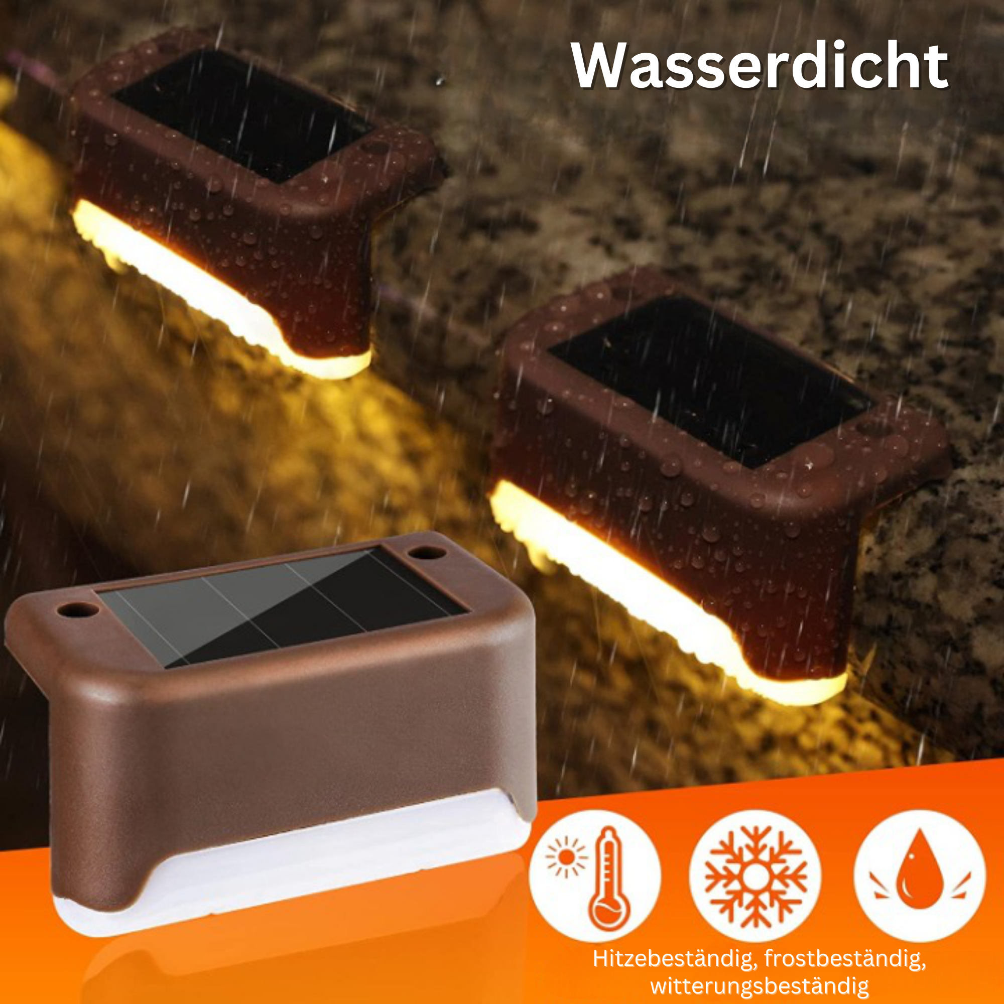 SolarStep™️ I LED-Solar-Außenleuchte (2+2 GRATIS)